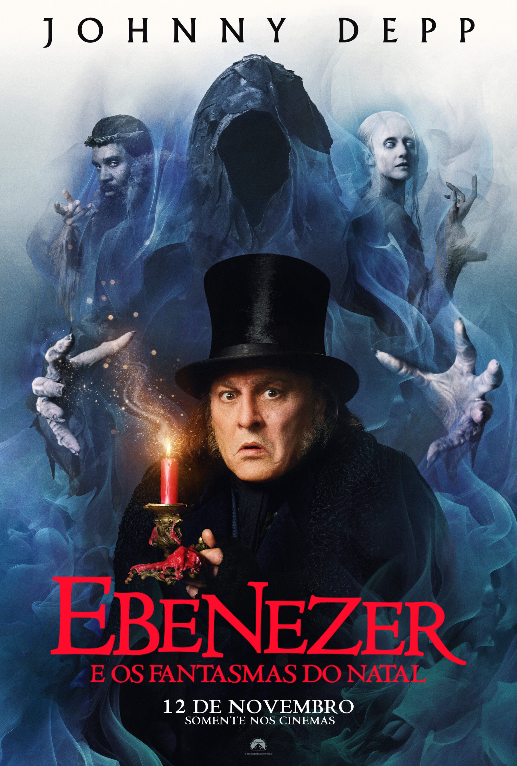 Ebenezer e os Fantasmas do Natal ganha vídeo dos bastidores com Johnny Depp